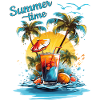 Summer Time Cocktail Beach Retreat