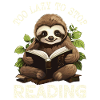 Books Reading Sloth