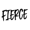 Fierce printed logo