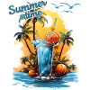 Summer Time Cocktail Beach Retreat