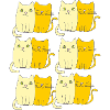 katzen liebe 12 fach