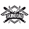 Skiing Dad - Papa Lustig