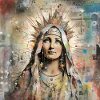 THE VIRGIN MARY STREET ART