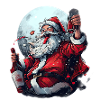 Drunk Santa Funny Christmas Drinking