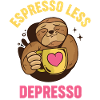 Espresso Less Depresso Depressed Coffee