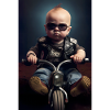 Bébé motard