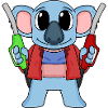 Gas station attendant Koala gas station
