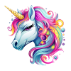 Regenbogen-Einhorn