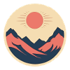 Mountains in sunshine