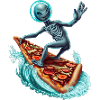 Pizza Surfer Alien