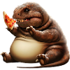 Pizza Loving Dinosaur