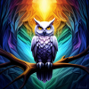 Owl Sticker