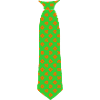 Tie floral pattern