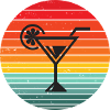 Cocktail summer sunset