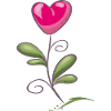 Heart flower