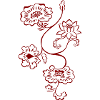 Flower tendril, ornament