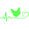 Chicken Chicken Love Heartbeat