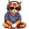 Katze Katzen cool Geschenkidee