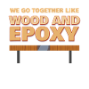 Bois et résine époxy