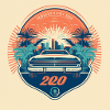 Retro motif