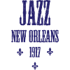 JAZZ NEW ORLEANS BLUE