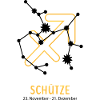 Sternzeichen Illustration Schütze