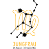 Jungfrau Sternzeichen Illustration
