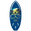 Totenkopf Surfbrett Skull Surfboard