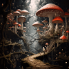 Œuvre psychodélique: Magic Mushrooms