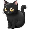 black-cute-cats-stickers-stickers stickers