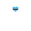 Botswana heartbeat Botswana flag Botswana