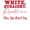 White Straight Republican And Male