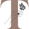 letter n magic butterfly