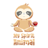 Sloth Cute Sloth Sunflower