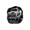 Oldtimer Mechanic blanc