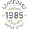 1985 Anniversaire legendary Né 1985