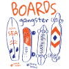 Board gangster slogan