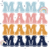 Pastel Mama Rainbow Letters