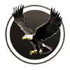 Eagle logo in circles