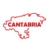 Map of Cantabria