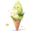 Avocado ice cream