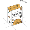 Orange juice isometric
