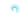 Water polo player silhouette white