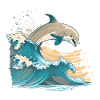 The Joyful Dolphin