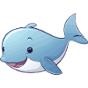 Baby sperm whale