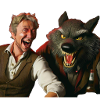 Wolf und Mann