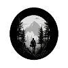 Hiker for life white
