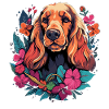 Cocker Spaniel Hund Geschenk