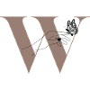 Letter W Magic Butterfly