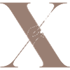 Letter x Magic butterfly